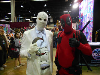 Deadpool and Mr Knight by Darth-Slayer