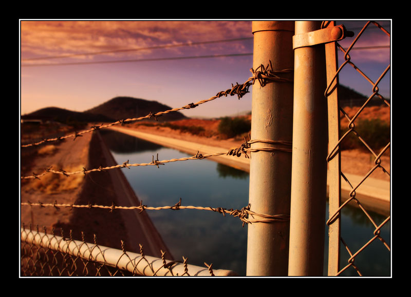 Gated Sunset