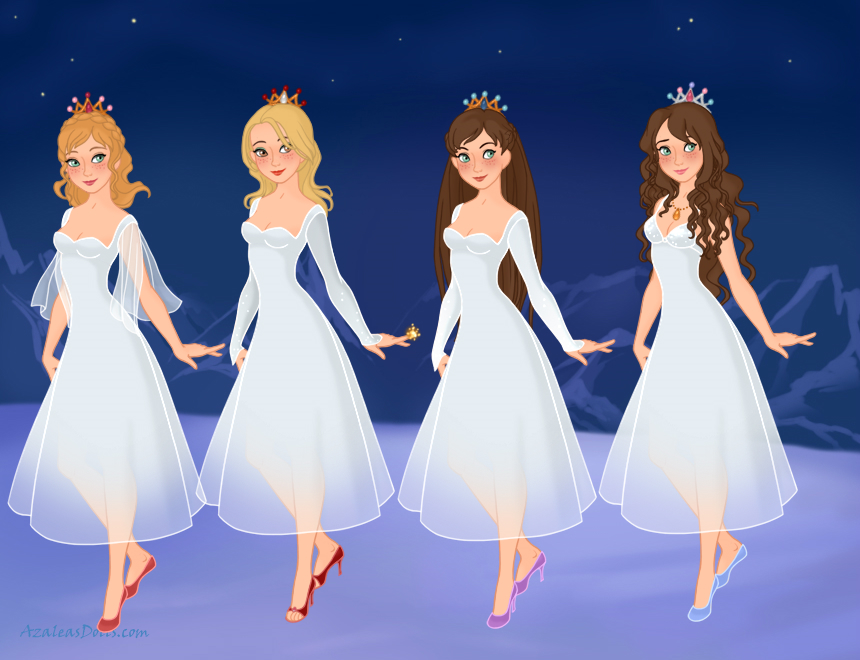 The Four Sisters of Enchantia by PrincessMoonroseGlow on DeviantArt