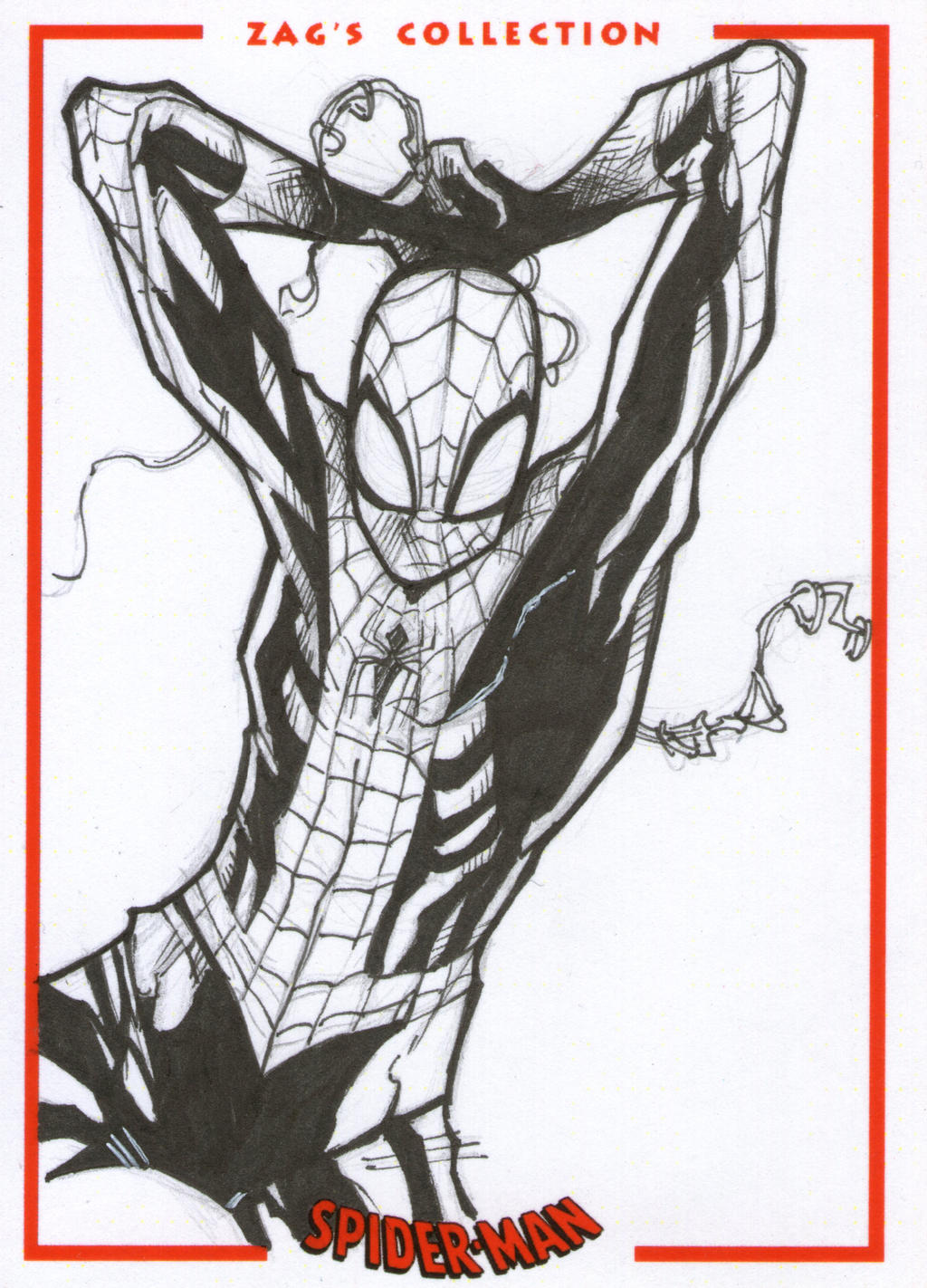 Commission Sketch!!! Spidey!!!