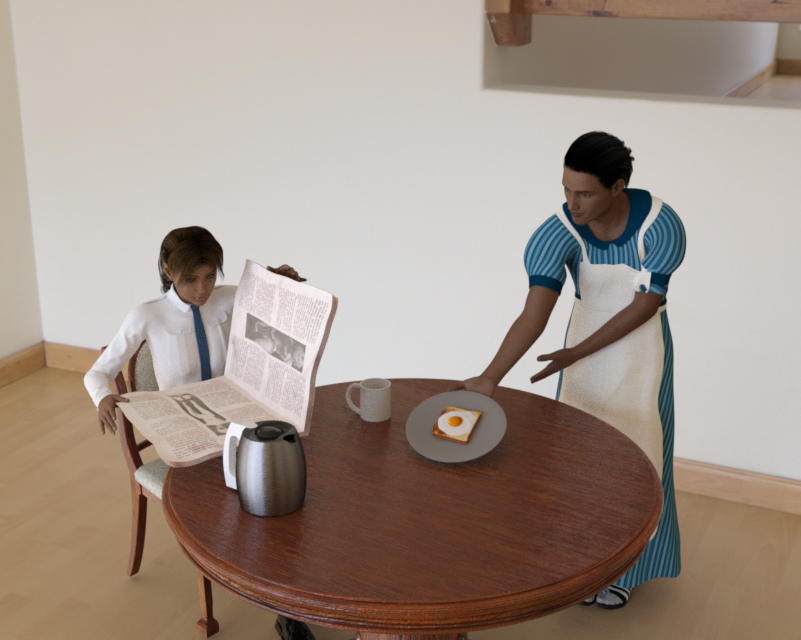 Gender Role Reversal - Breakfast