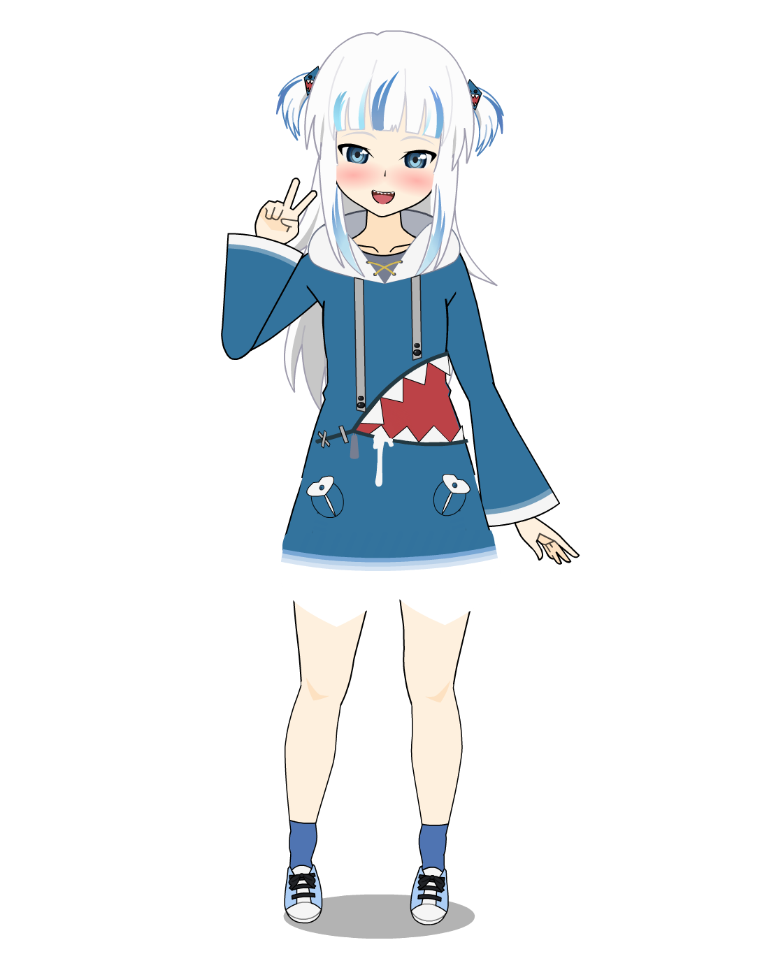 Amano Pikamee - kisekae Vtuber model 1 by fenix4000 on DeviantArt