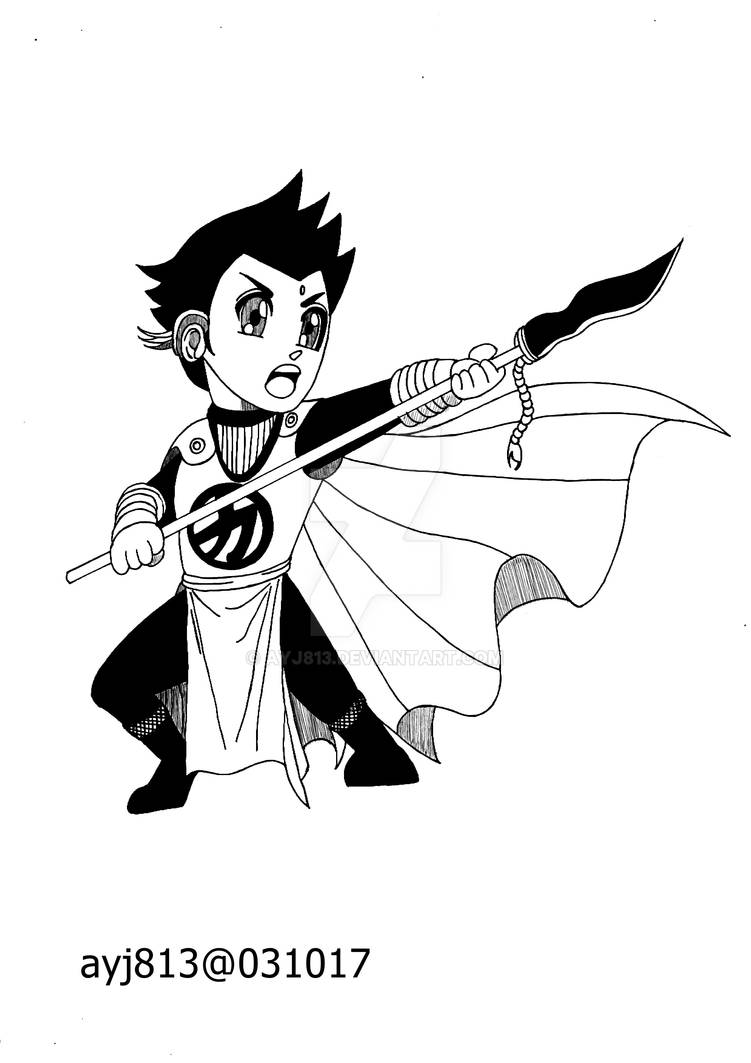 Ricky inking Chibi by ayj813 on DeviantArt