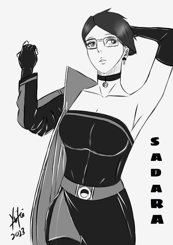 cewyn on X: Uchiha princess 🍓 #Sarada #uchiha #fanart   / X