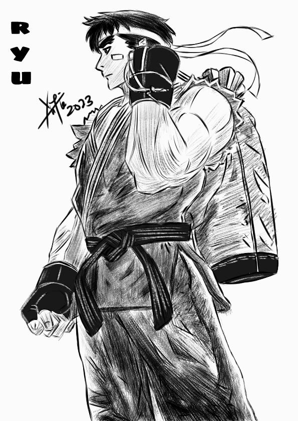 Teh Ryu Ryu Street Fighter Illustration by ayj813 on DeviantArt