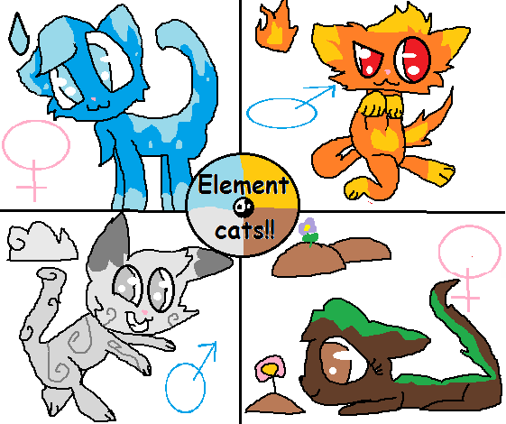 Element Cat Adoptables CLOSED