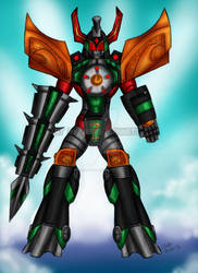 Sentai Gaurdian Green Dragon Zord armor