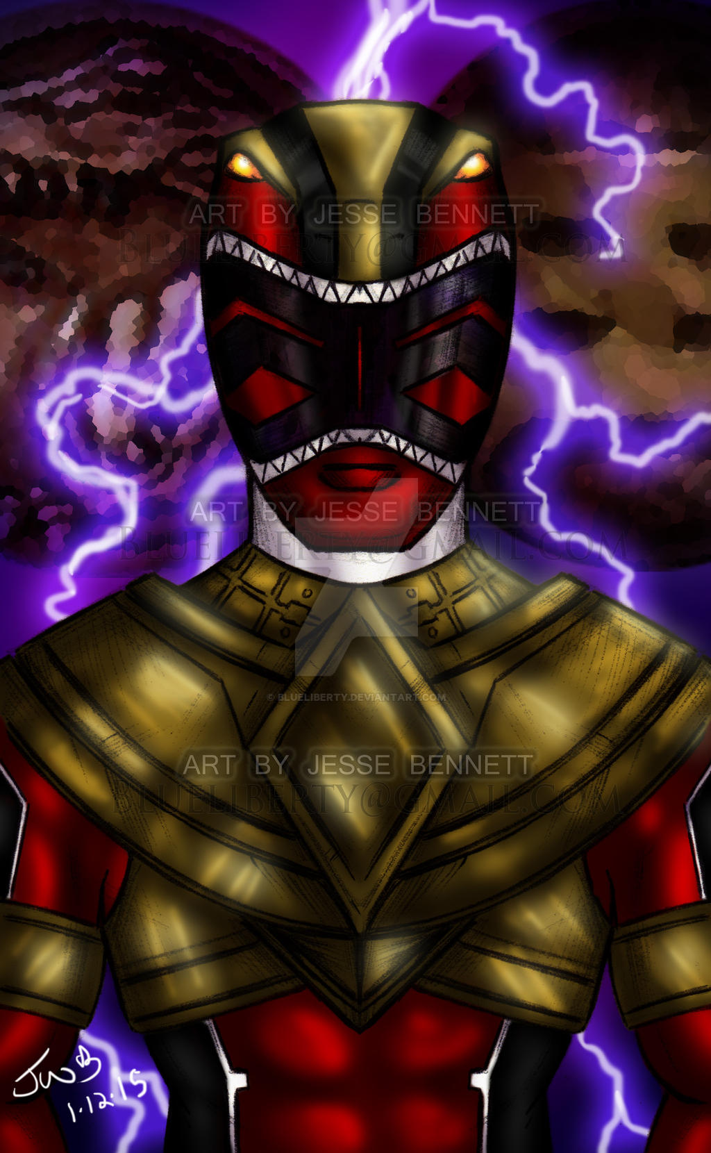 Zeo Tyranno Red Gold Ranger by blueliberty on DeviantArt