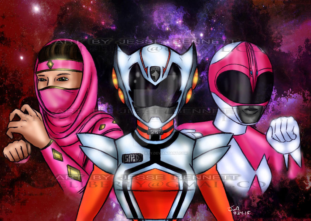 Power Rangers Rul63 Female Power rangers Comission piece by blueliberty on DeviantArt