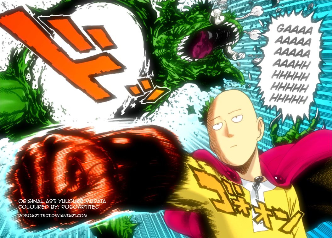 Onepunch Man Chapter 1 Coloured Glow By Roboartitect On Deviantart Onepunch Man Chapter 1 Coloured Glow By Roboartitect On Deviantart