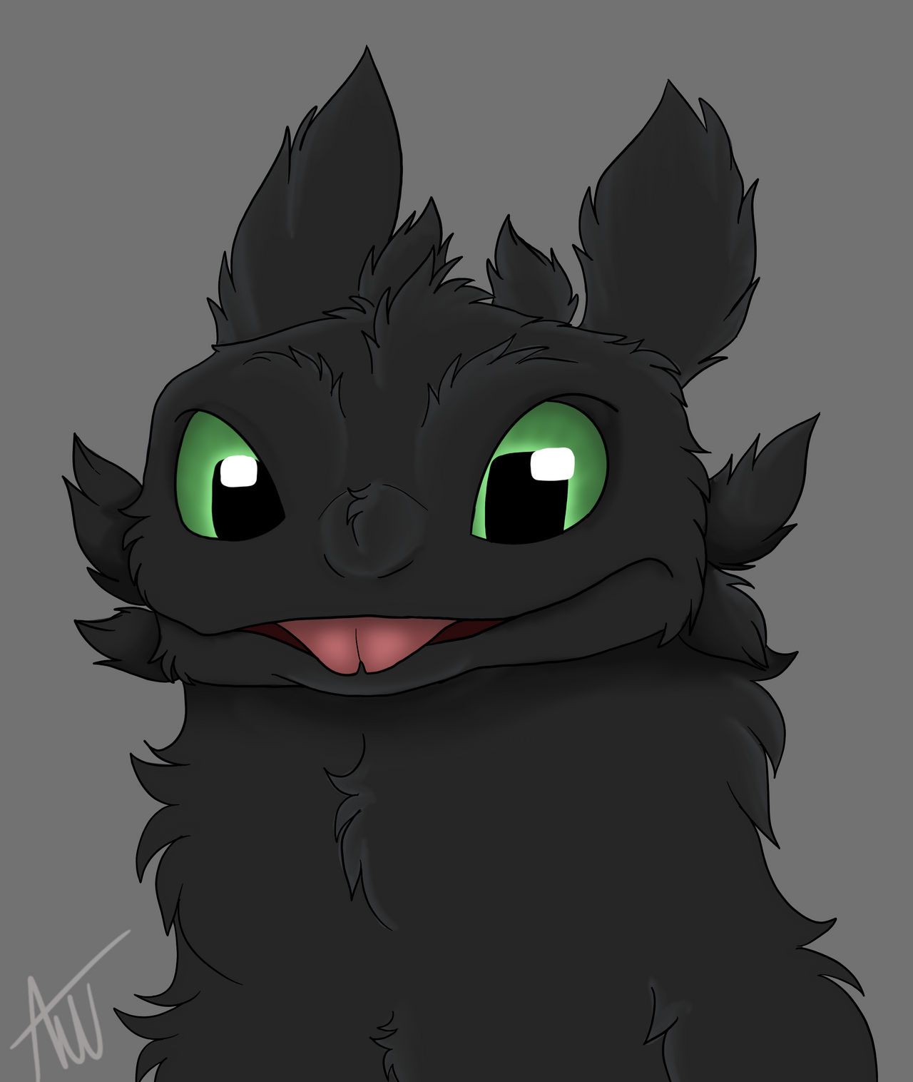 Fluffy Toothless by AshWolfArt1 on DeviantArt