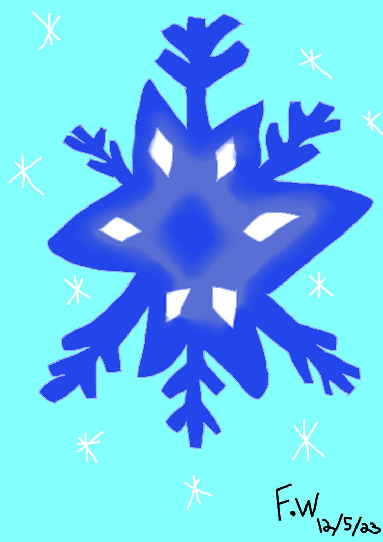 Snowflake (DA art challenge) by Unluckycat1997 on DeviantArt