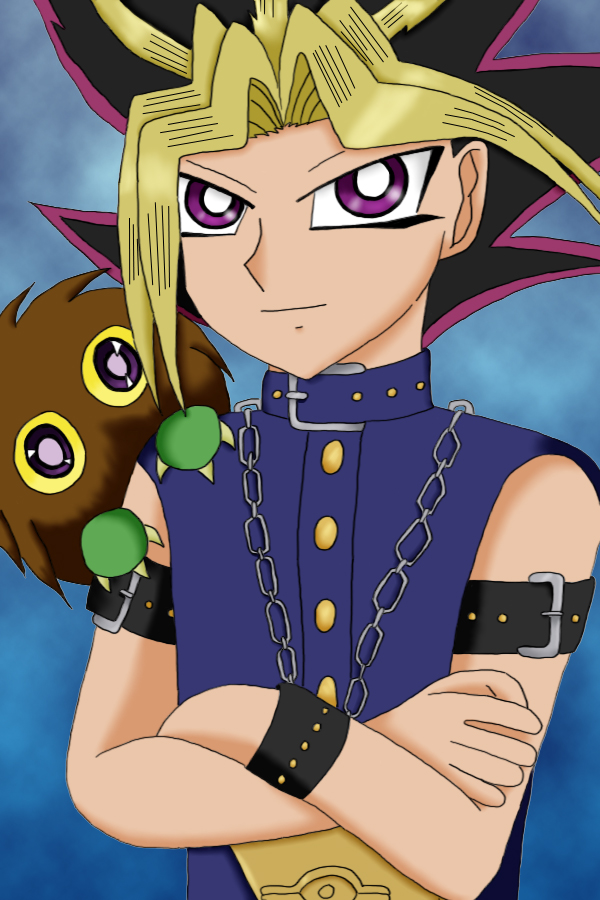 Yami Yugi and Little Kuriboh