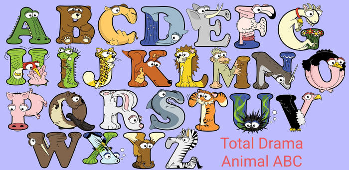 Dramatic Abc Lettering Explore the Best Totaldramaalphabet Art | DeviantArt