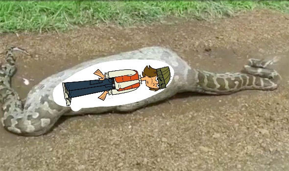 A python after it ate Shawn... by JTandTDFan13yearold on DeviantArt