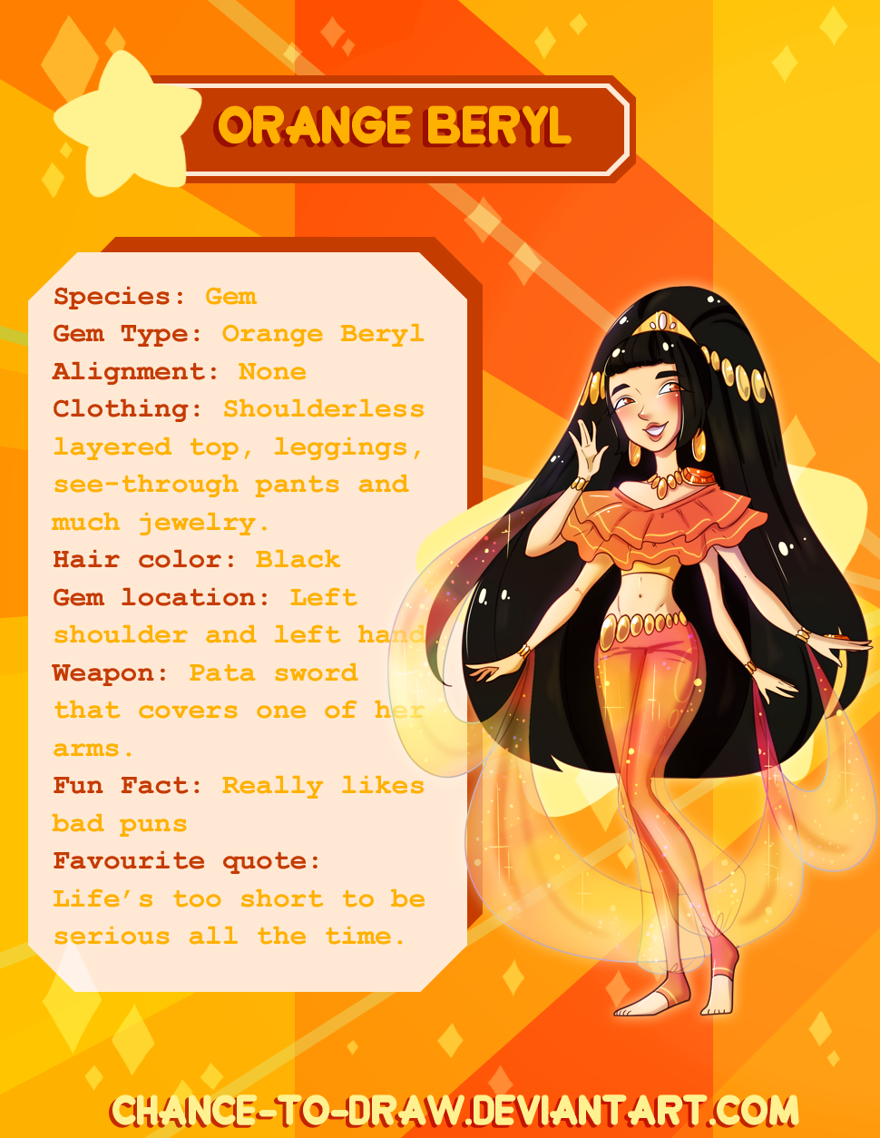 Gemsona - Orange Beryl