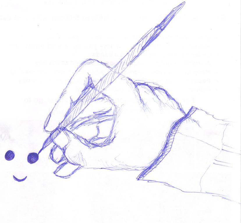 The Hand A Drawing Hand Drew