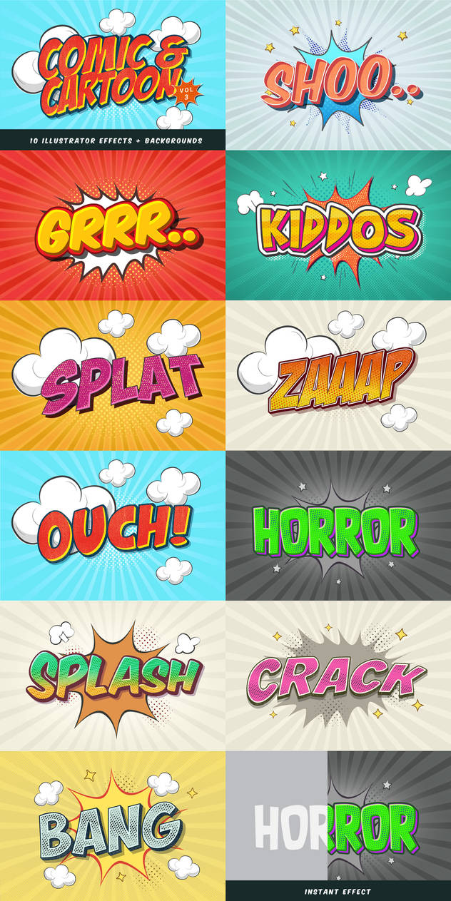 Comic Style Text Effect by Minhaj-94 on DeviantArt
