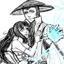 Madison and Raiden - Sketch -