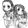 Chibi Loki And Aria - Sketch -