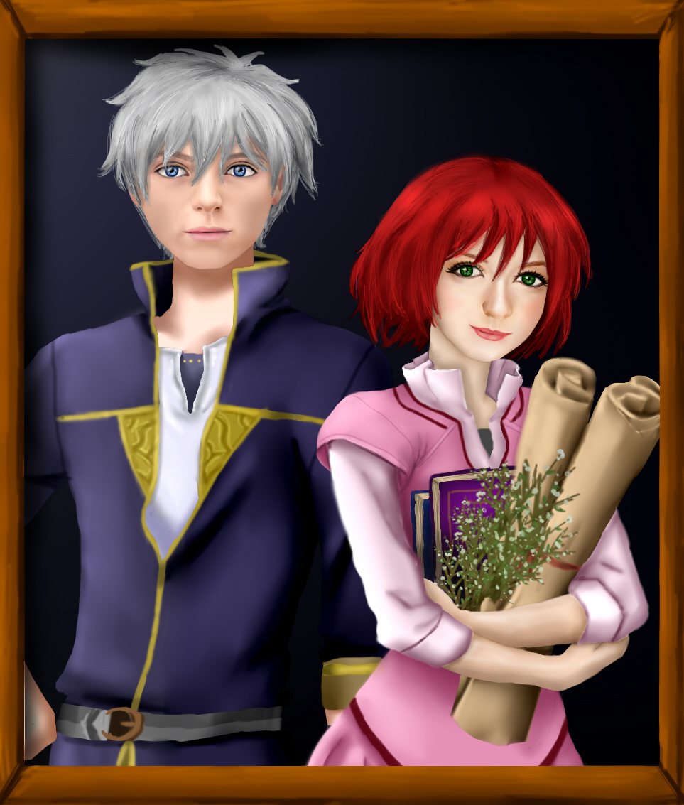 Snow White With Red Hair- Shirayuki and Zen by CaityKitty13 on DeviantArt Snow White With Red Hair- Shirayuki and Zen by CaityKitty13 on DeviantArt