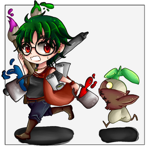 Chibi Commission Wiley-Quixote