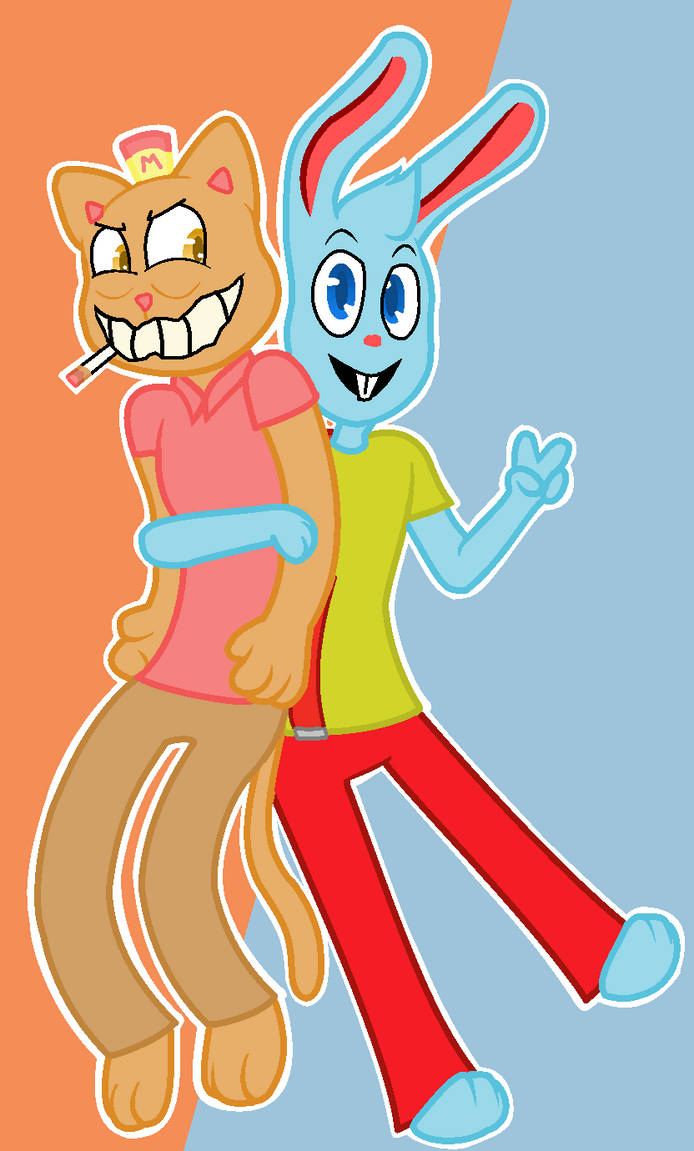 Burgerpants and Nice Cream Guy by MustacheLlamaMaster on DeviantArt