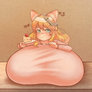 The cake is delicious