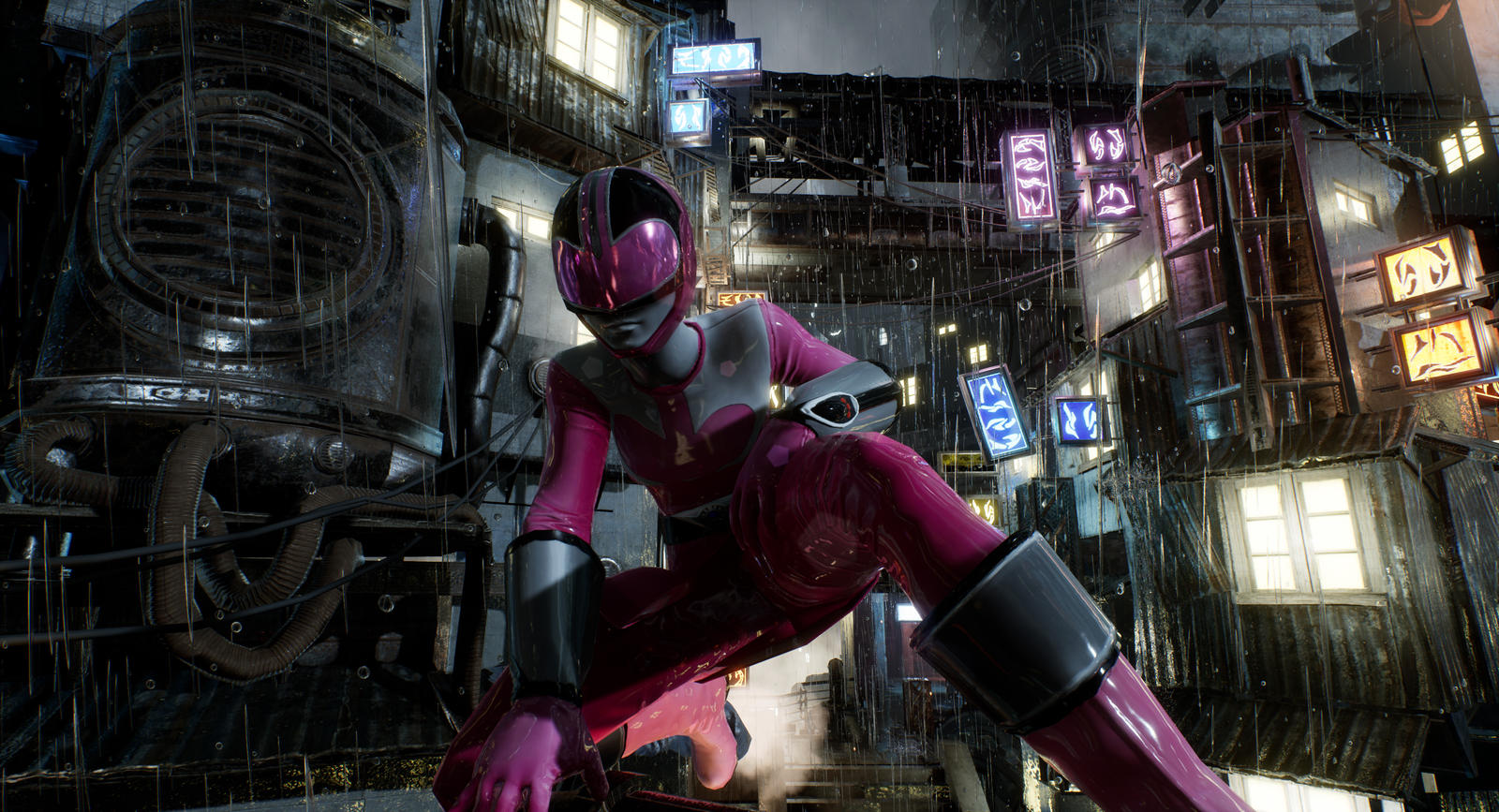 Power Rangers Unreal Engine Time Force Pink by Larxian on DeviantArt