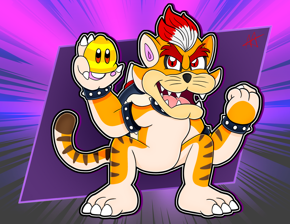 Meowser Sticker Deviantart Meowser Returns by SuperAaronAwesome on DeviantArt