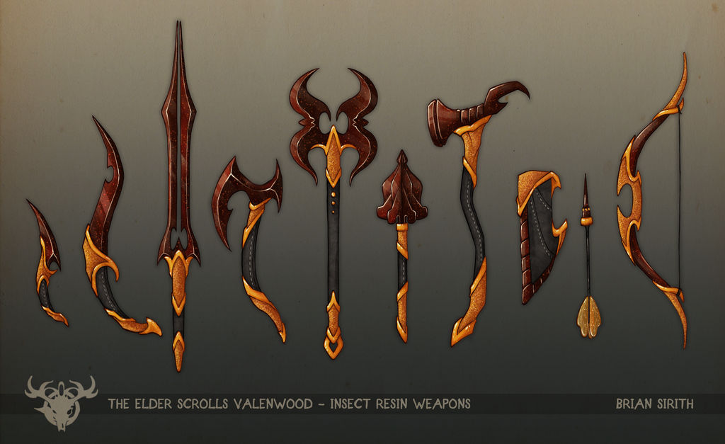 Insect Resin Weapons by Neonila on DeviantArt