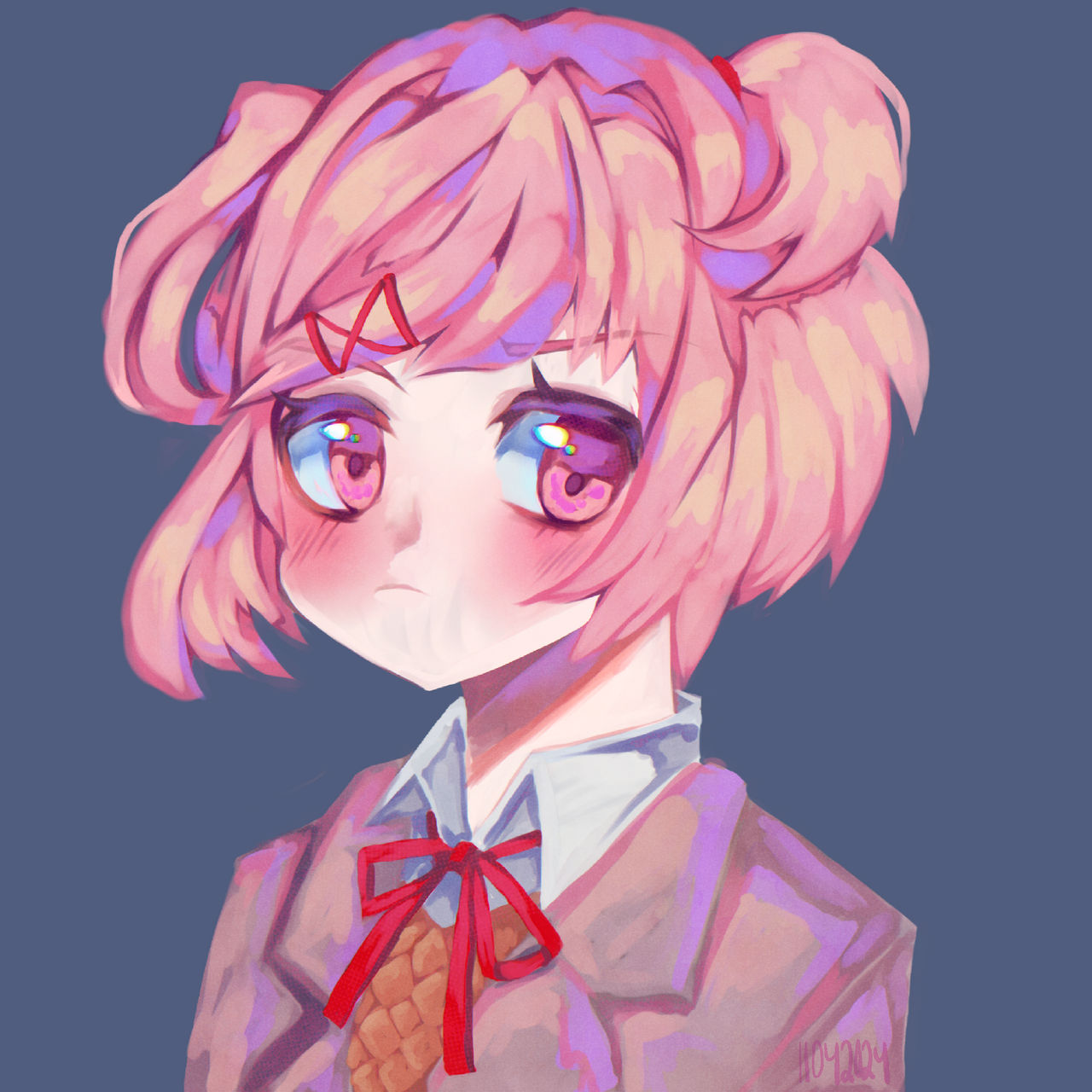 Natsuki Simple Stylestudy Natsuki by CorgInk on DeviantArt