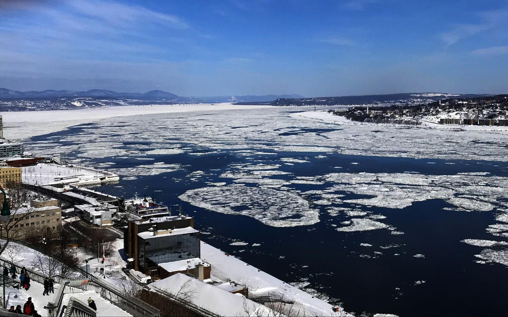 Le fleuve St Laurent-Quebec city by Ysydora on DeviantArt
