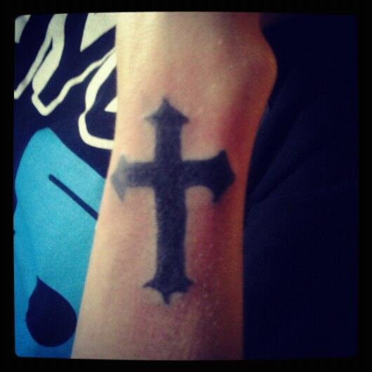 Cross tattoo