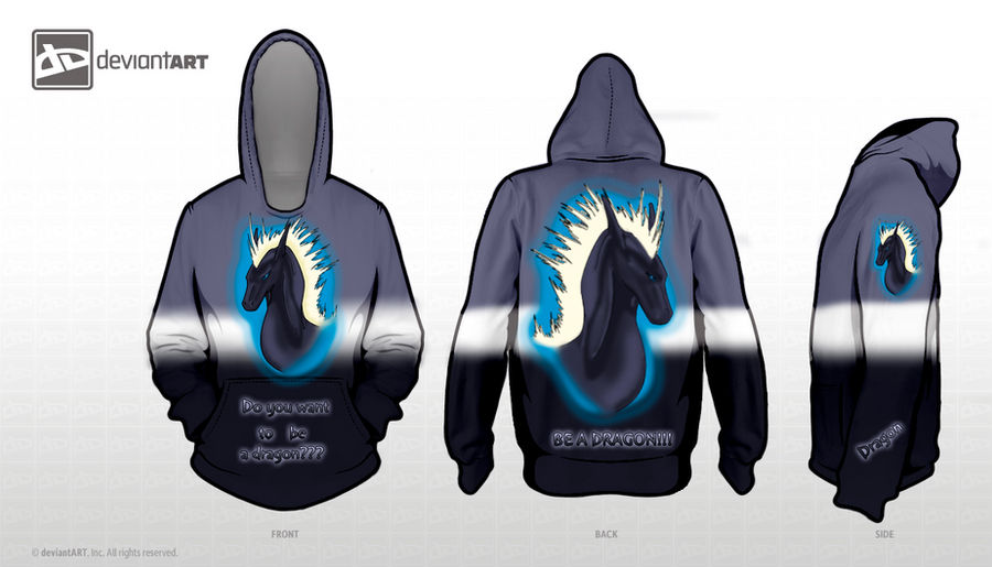 Sweatshirt -Be a dragon-