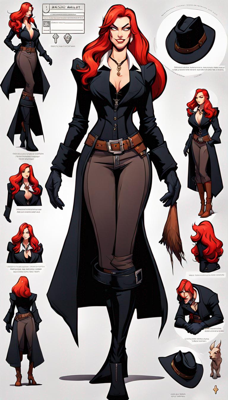 Jessica Rabbit Character Model Sheet Character sheet,full body,Jessica rabbit,cow girl, by tiamatnightmare ...
