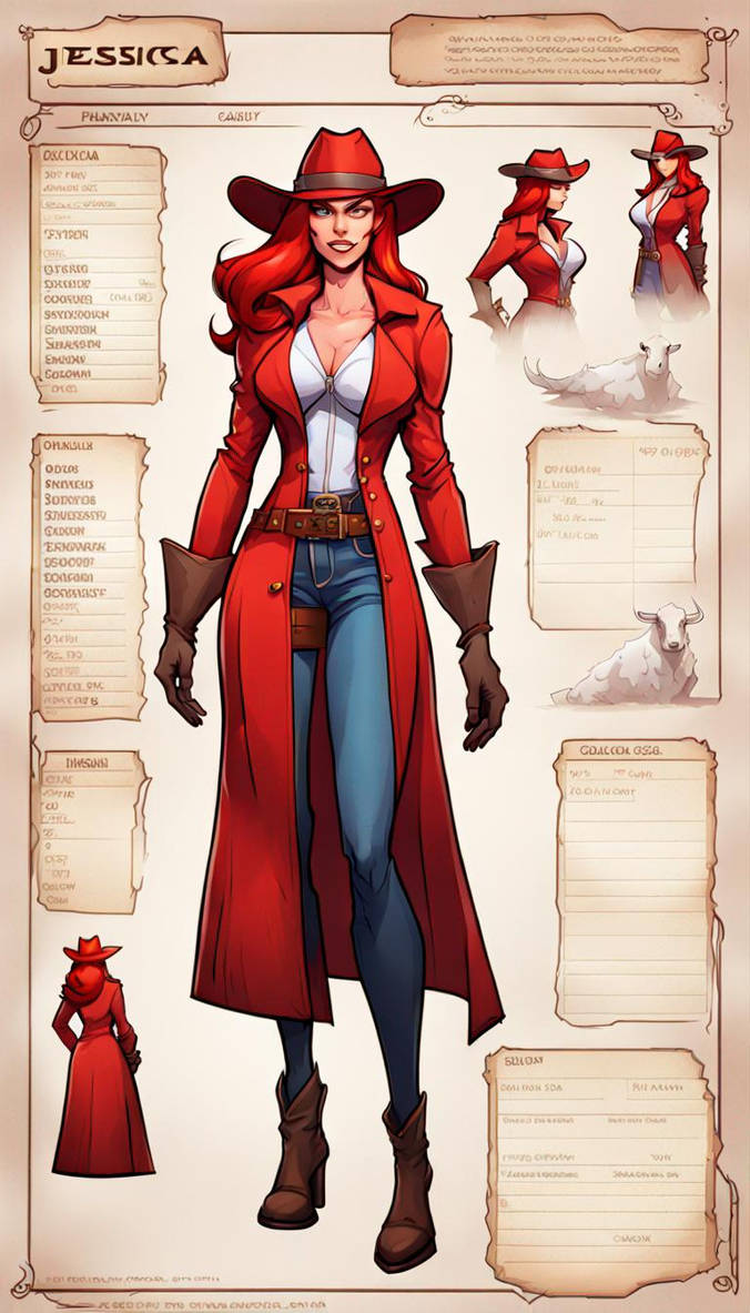 Jessica Rabbit Character Model Sheet Character sheet,full body,jessica rabbit ,cow girl by tiamatnightmare ...