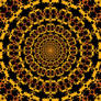 Orange Psychedlic Pattern