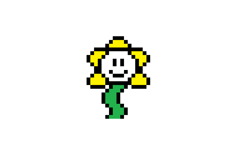 Undertale Flowey Overworld Sprite, HD Png Download , Transparent Png Image  - PNGitem