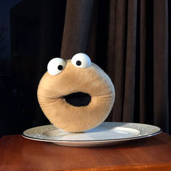 Sold! Bagel/Donut Professional Hand Puppet.