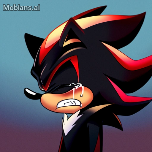 Shadow the Hedgehog is crying by ZekromLighter on DeviantArt