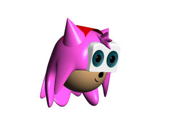 simple and fast 3d amy head