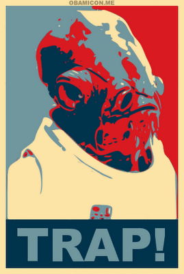 It's a Trap obama poster