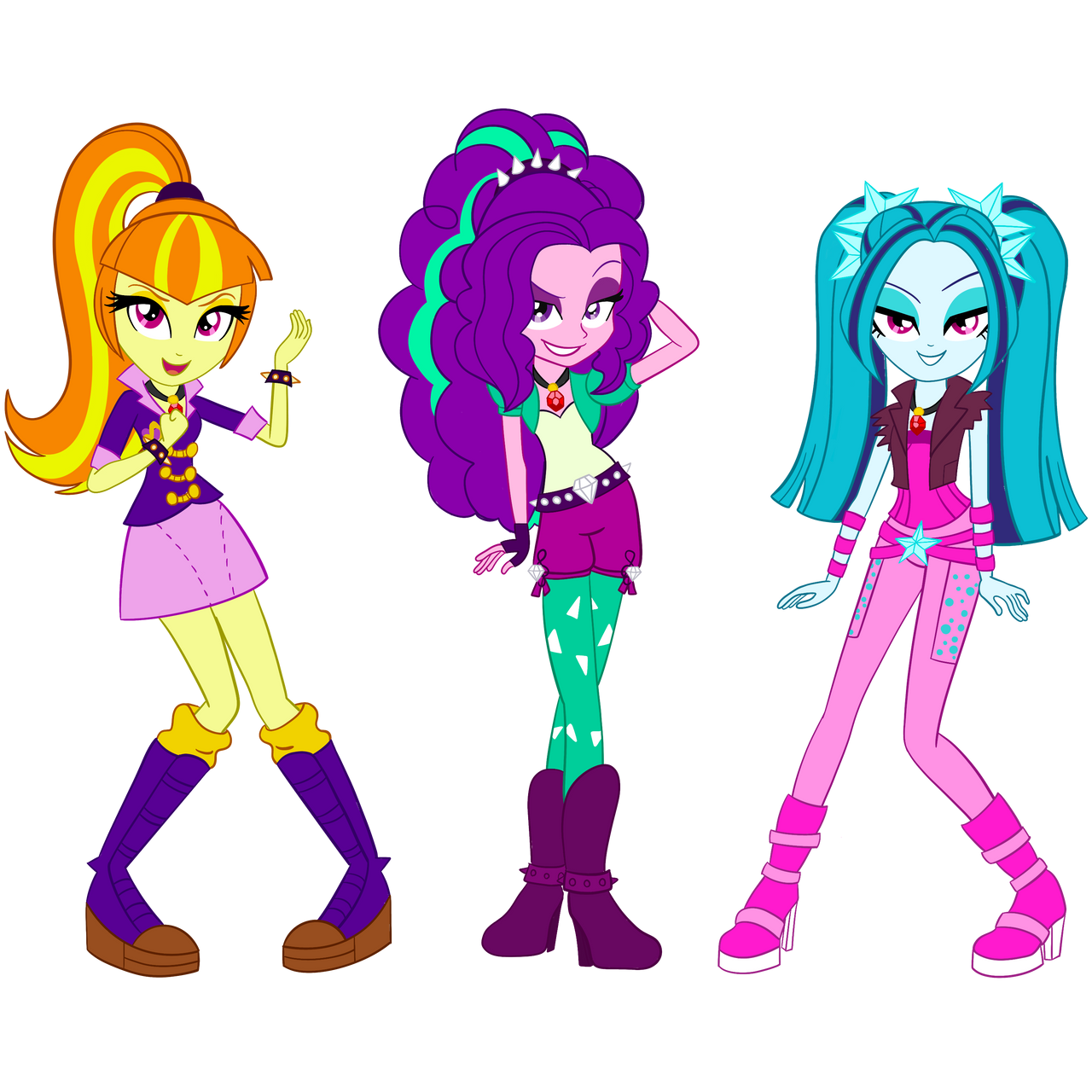 Colour Swap Dazzlings 2 by Editoria on DeviantArt