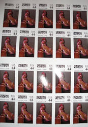 A Sheet Of Stamps