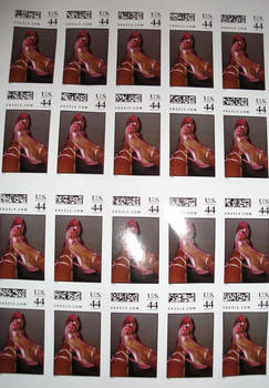 A Sheet Of Stamps