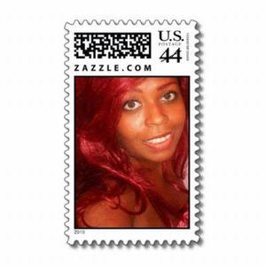 Rose On A Postage Stamp