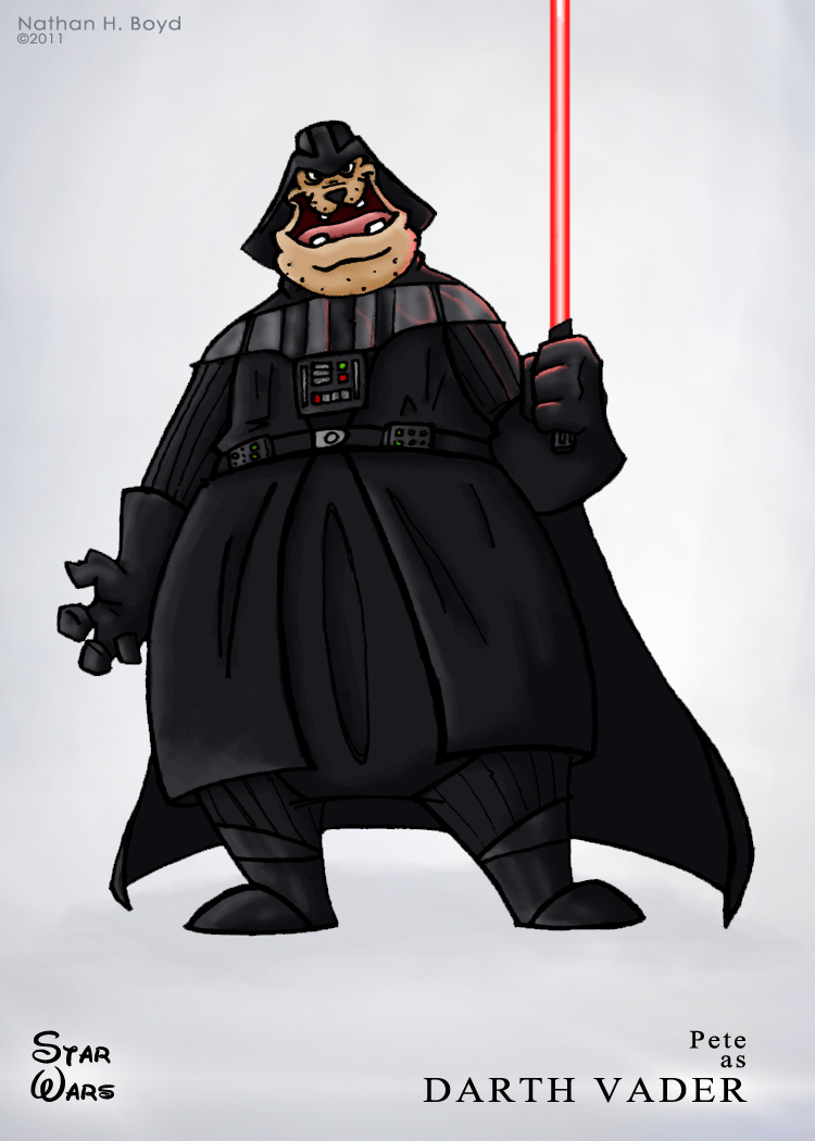 Pete as Darth Vader