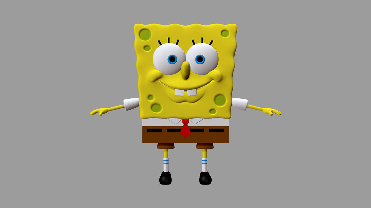 Spongebob Model Rotation Front SpongeBob 3D Models by polexlim on DeviantArt