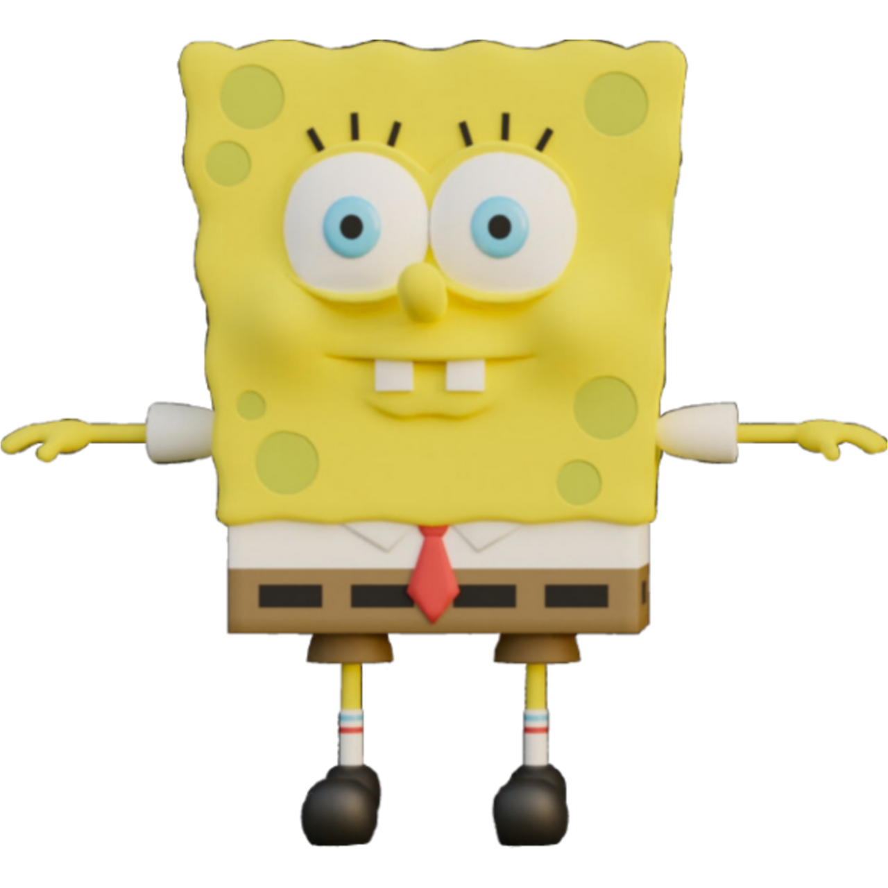 SpongeBob 3D Model Mike Defensor.PNG by polexlim on DeviantArt